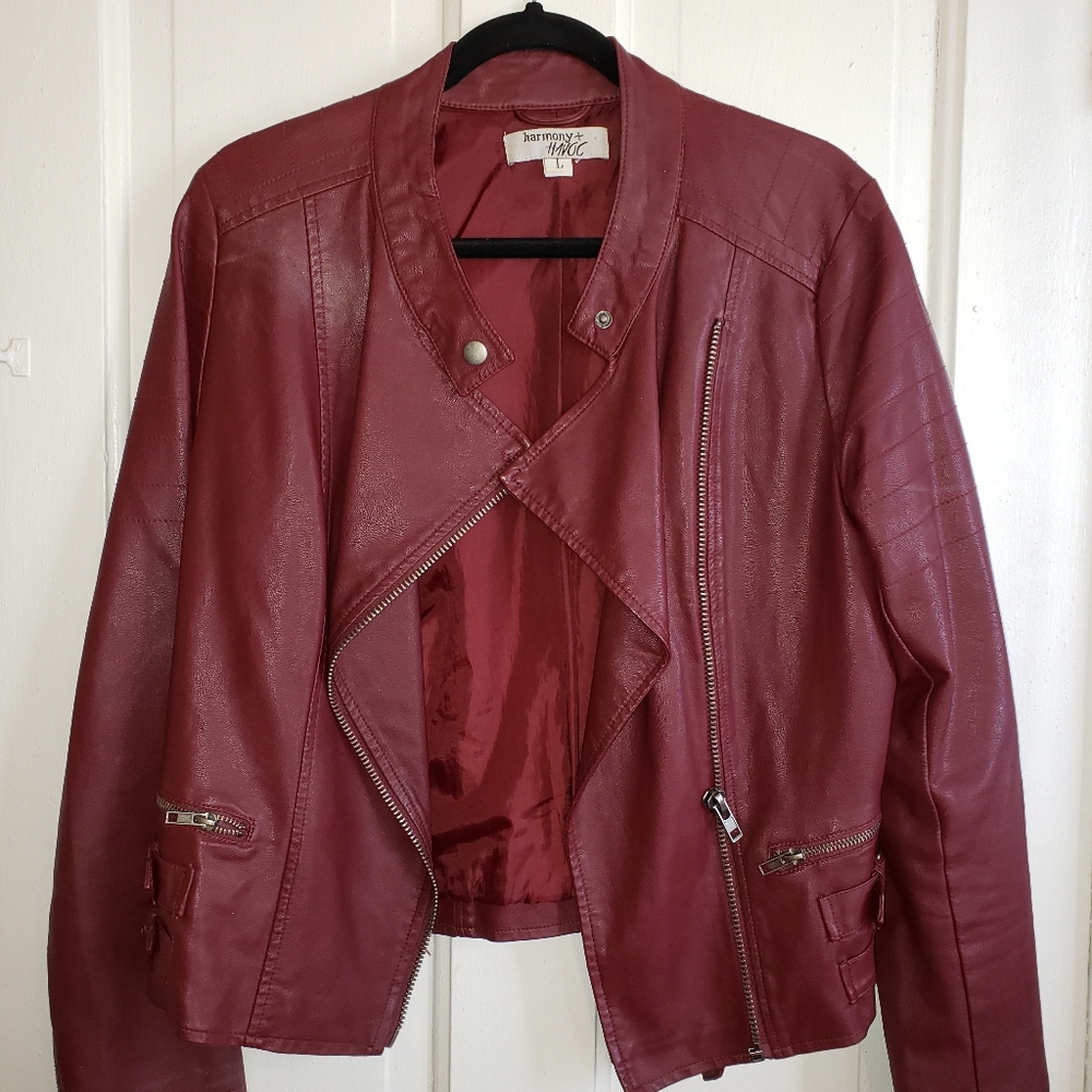 Harmony & Havoc Faux Leather Motorcycle Jacket